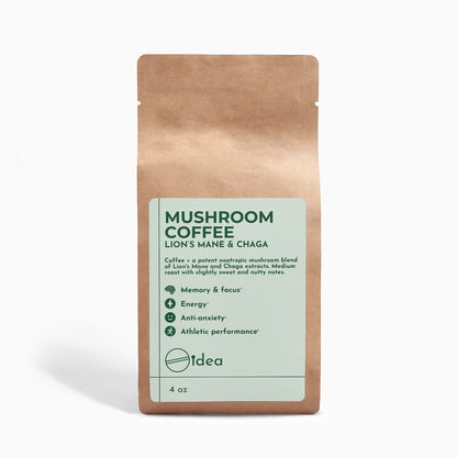 Lion’s Mane & Chaga Mushroom Coffee 4oz