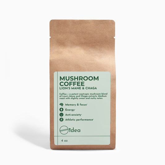 Lion’s Mane & Chaga Mushroom Coffee 4oz