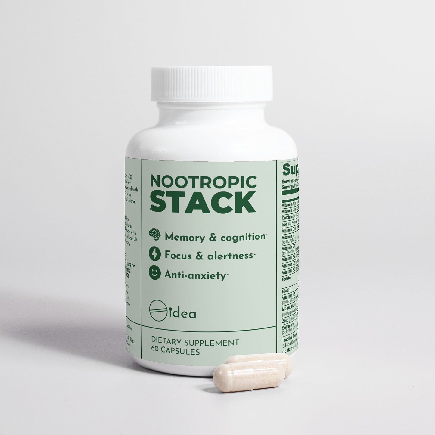 Nootropic Stack - Focus, Memory, Cognition