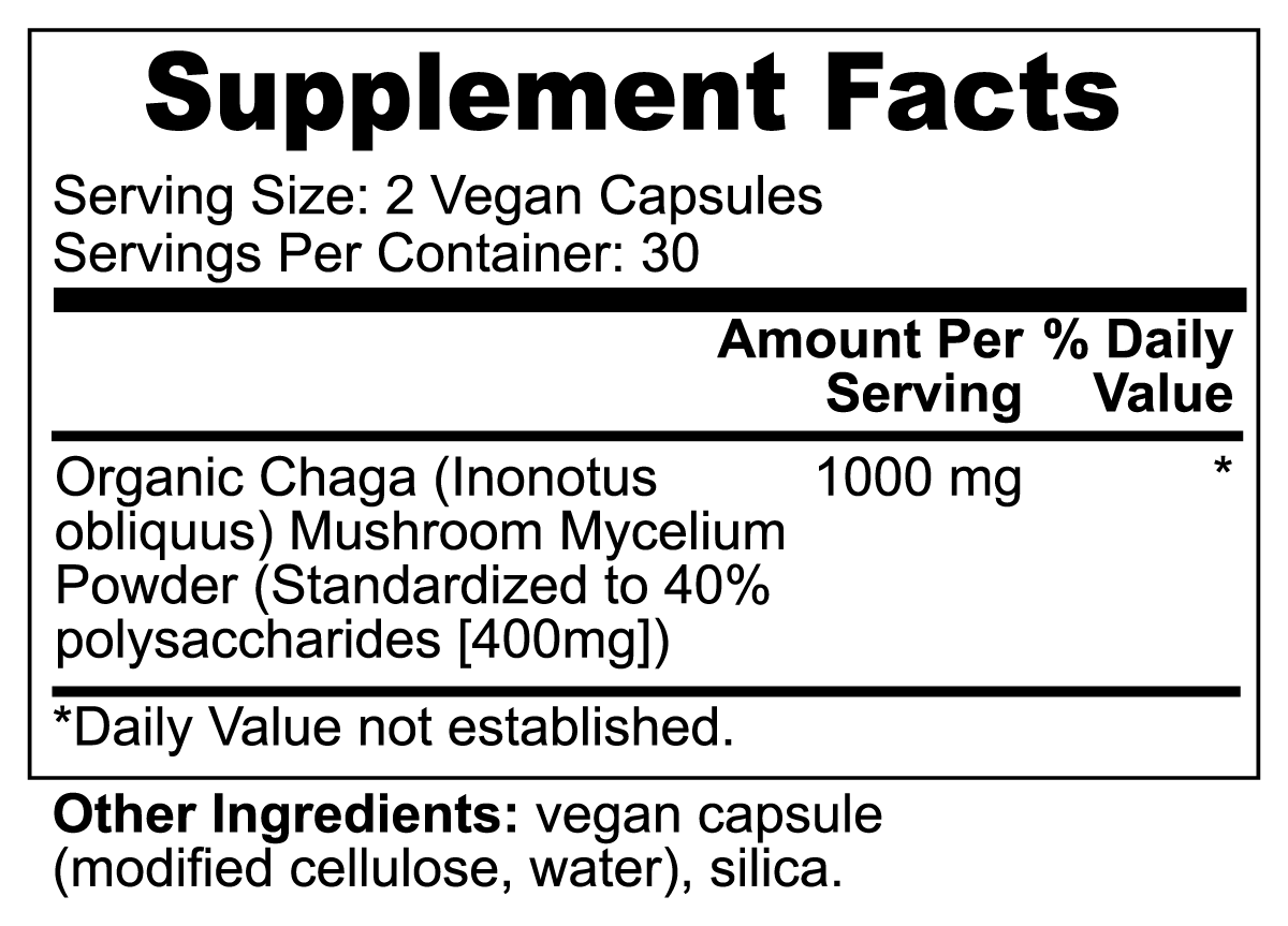 Organic Chaga Mushroom