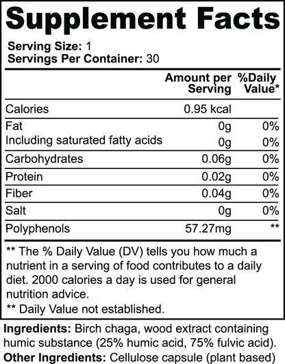 Birch Chaga Microbiome Capsules